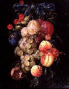 Cornelis de Heem, A Garland of Fruit